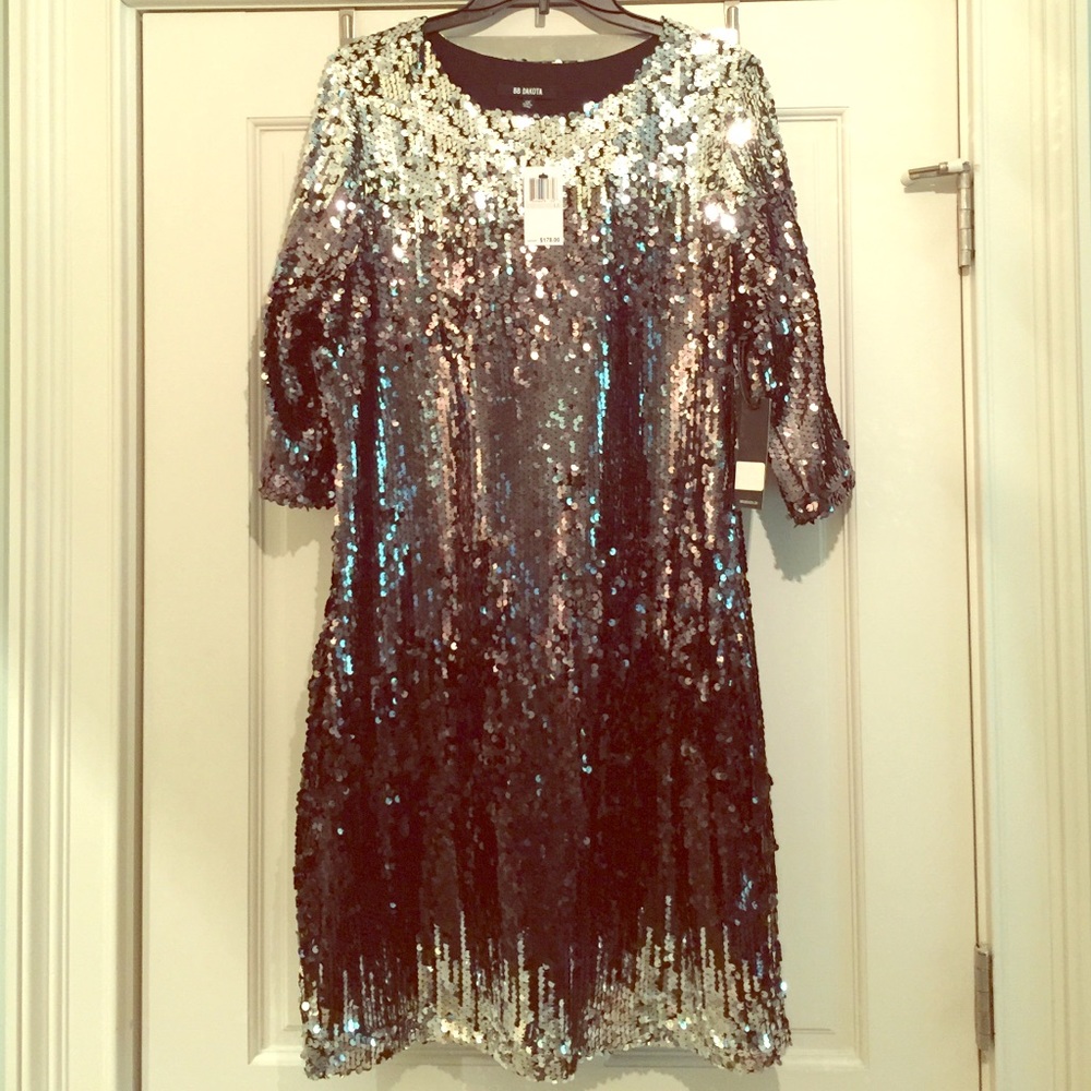 BB Dakota Sequin Dress NWT